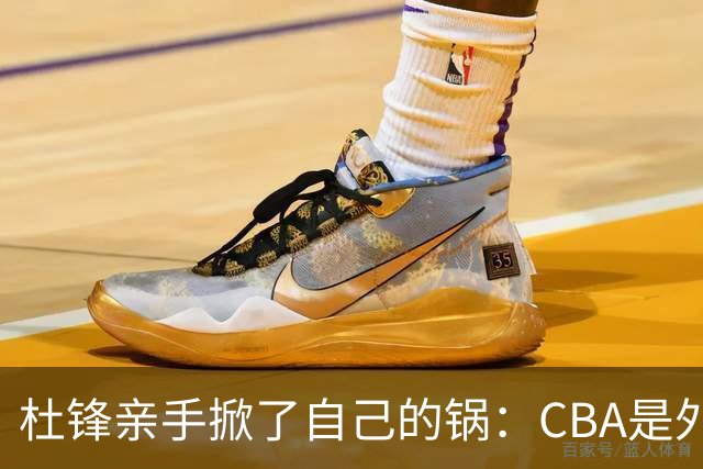 杜锋亲手掀了自己的锅：CBA是外援培训班，本土球员负责围观